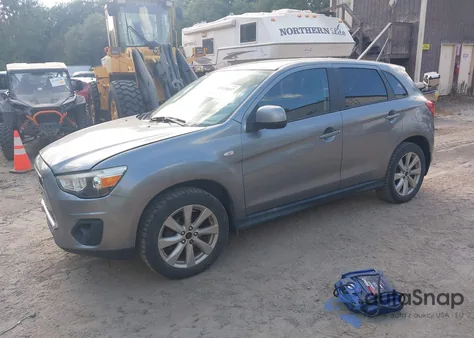 2014 Mitsubishi Outlander Sport Es from USA, damaged, VIN 4A4AR3AU3EE003877
